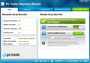 spyware doctor menu spyware doctor menu