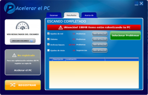 Pc Speed Up reparar errores